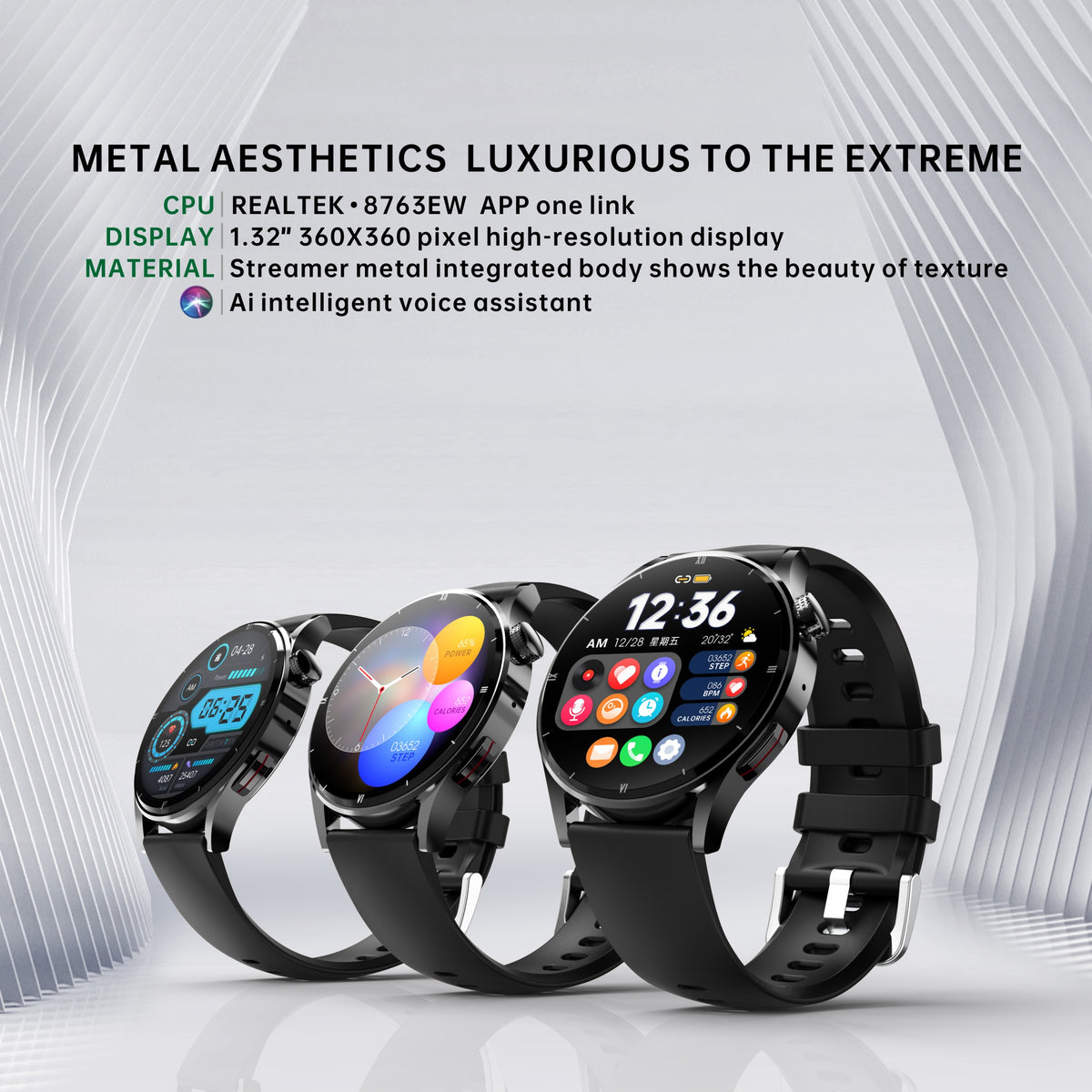 Smartwatch mit HD-Telefonie & Gesundheitsfunktionen – Bild 5 | LuxeStyle
