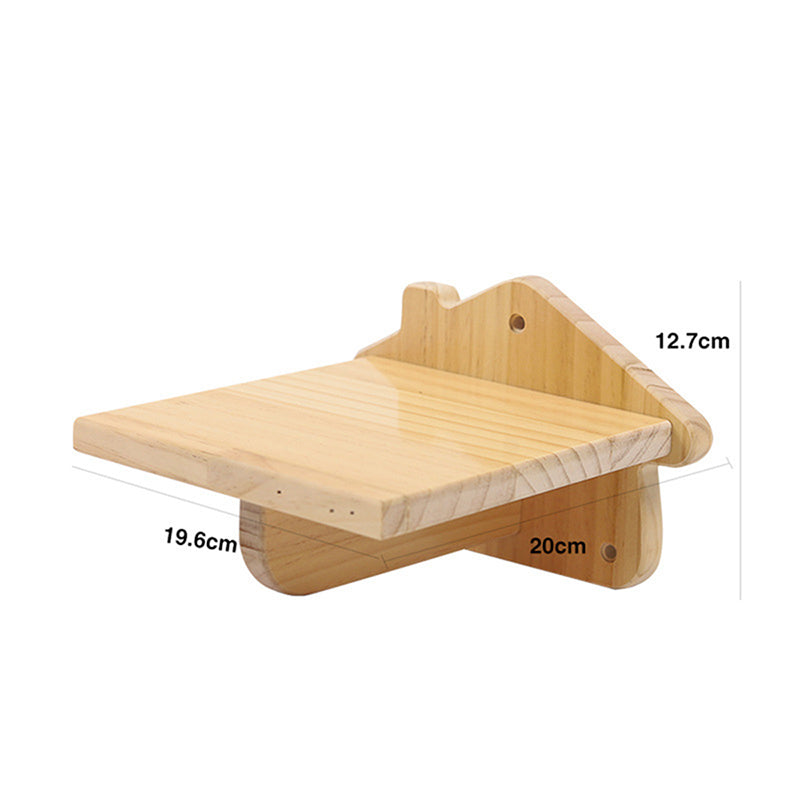 DIY Katzen-Kletterwand aus Massivholz
