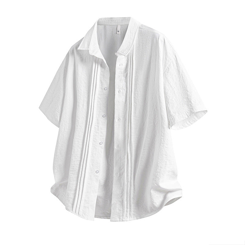 Herren Kurzarm-Shirt Sommer Casual Dünn – Bild 16 | LuxeStyle