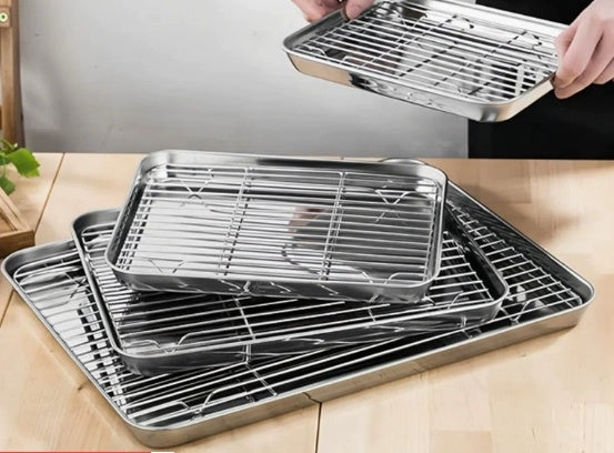 Edelstahl-Abtropfschale, quadratisch – Bild 3 | LuxeStyle