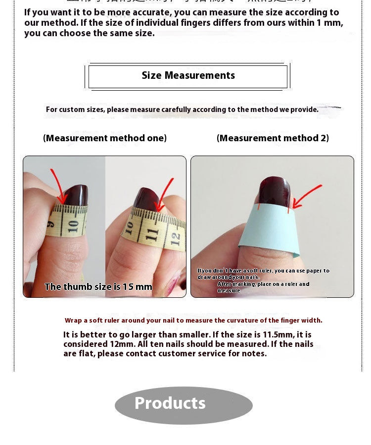 Blush Pleated French – handgemachte Fake Nails – Bild 5 | LuxeStyle