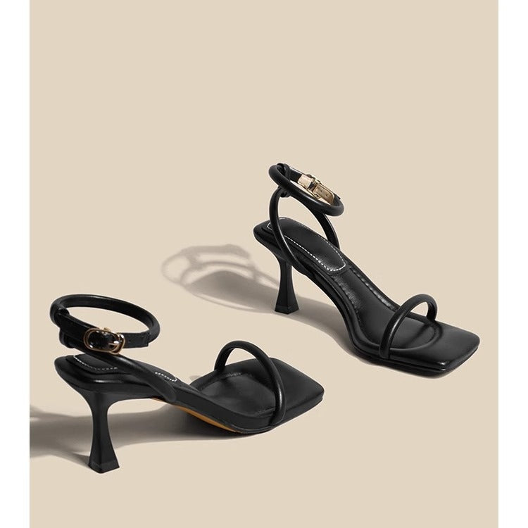 Einriemen-Sandalen mit weicher Sohle für Damen Sommer