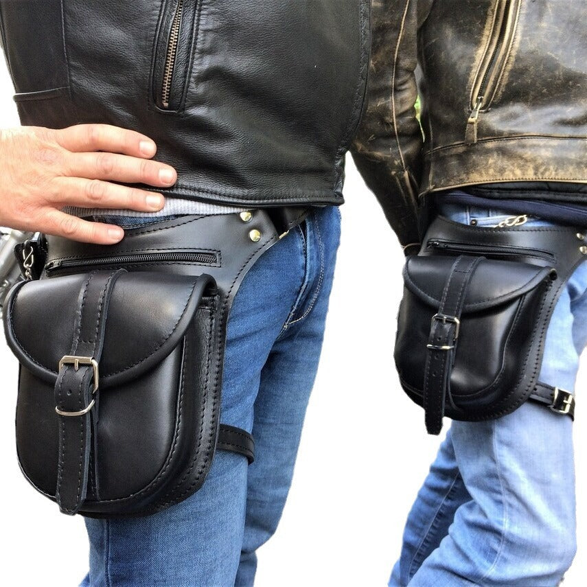 Leder-Taille-Bag
