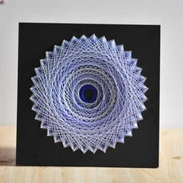DIY-Fadenbild «Vogelnest»