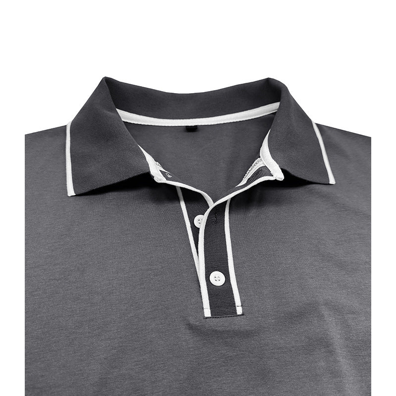 Herren Kurzarmhemd mit Revers und Jacquard – Bild 8 | LuxeStyle