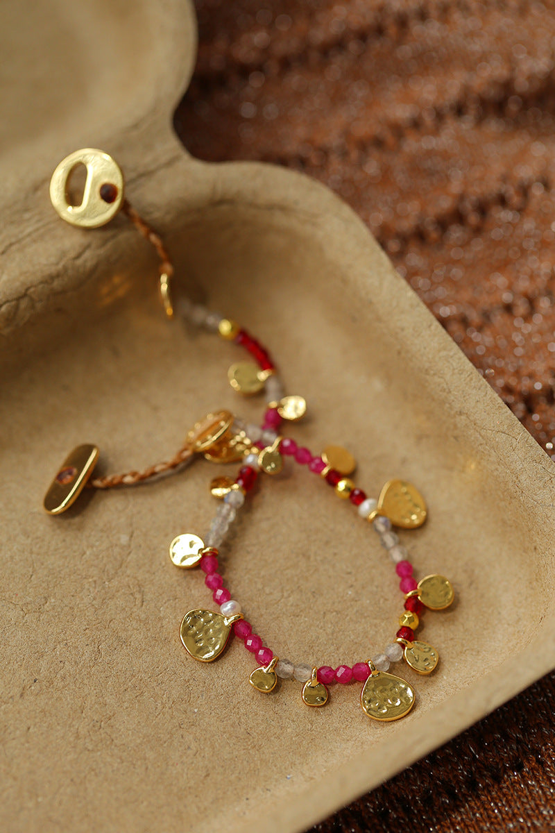 Armband mit Naturstein, handgewoben – Bild 12 | LuxeStyle