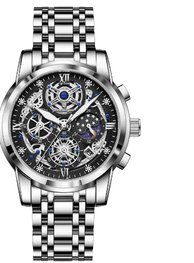 Wasserdichte Luxus-Armbanduhr mit grossem Zifferblatt