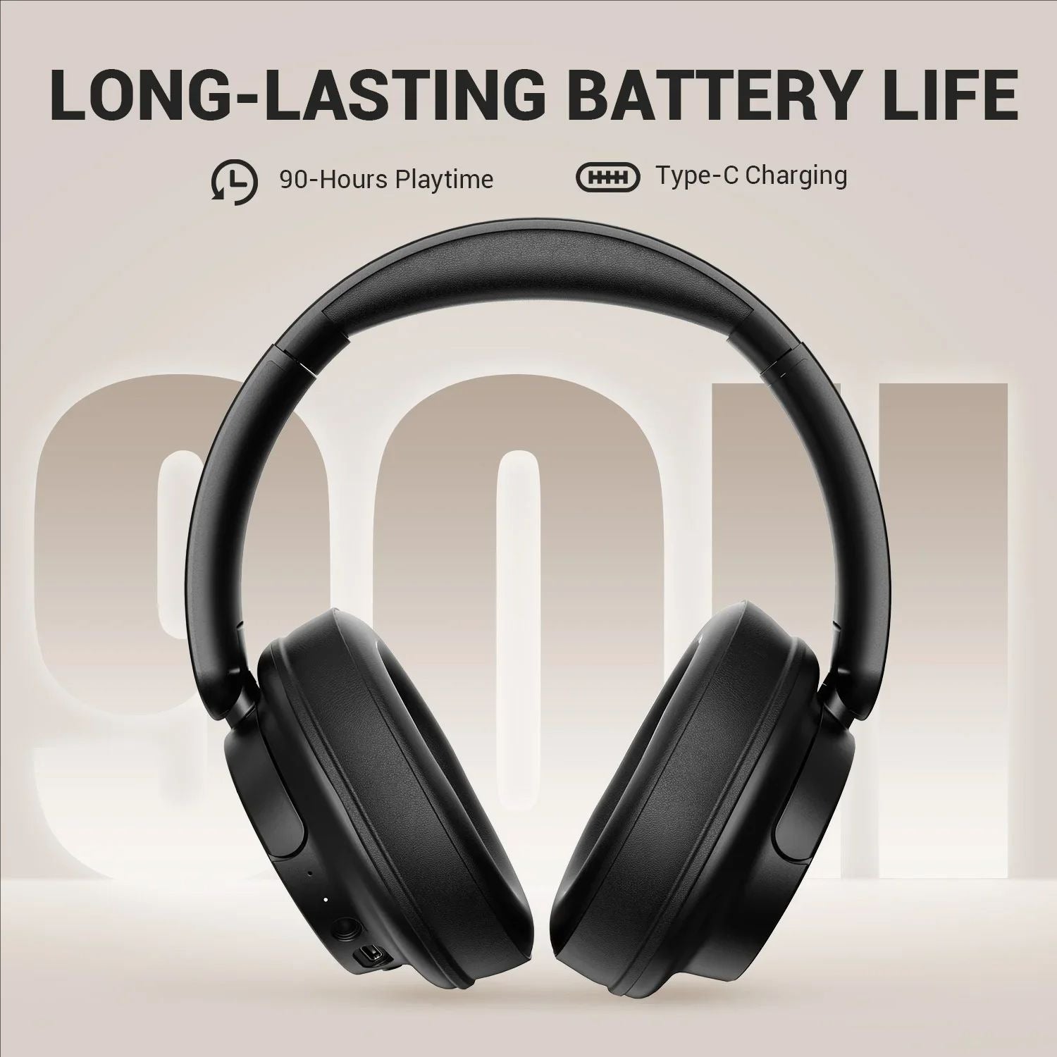 Bluetooth 5.3 Kopfhörer mit Stereo-Sound