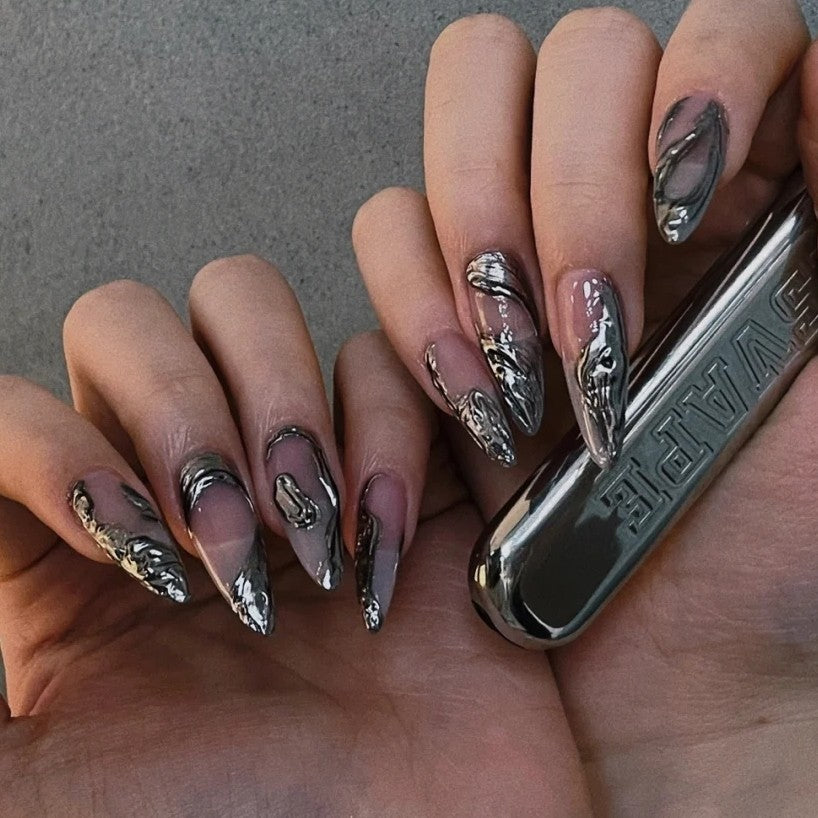 Dark Goth Wind Metall-Nagelsticker – Bild 5 | LuxeStyle
