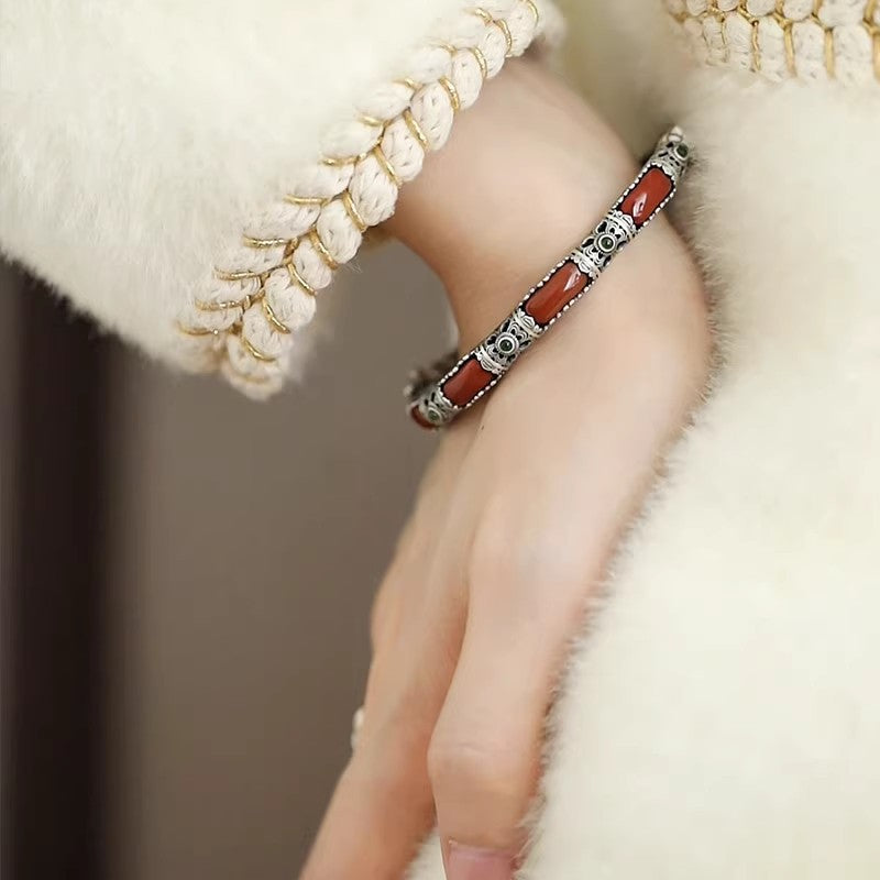 Armband mit Südstaaten-Achat-Anhänger – Bild 2 | LuxeStyle