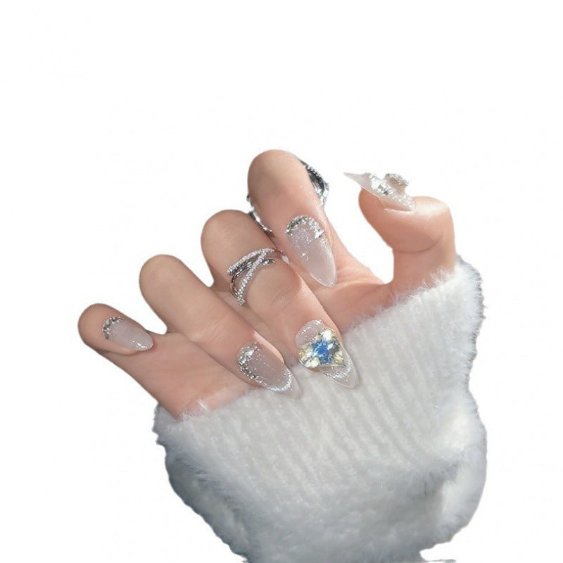 Almond Cat Eye Love Press-on Nägel