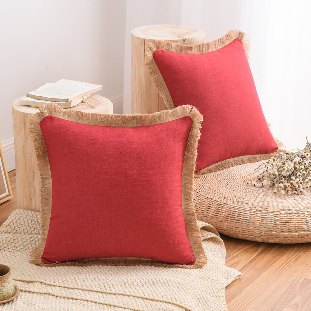 Nordic Style Kissenbezug aus Baumwolle und Leinen – Bild 11 | LuxeStyle