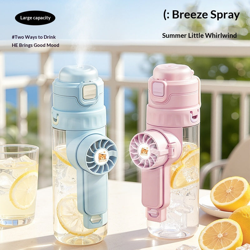 Kühlender Ventilator Trinkflasche