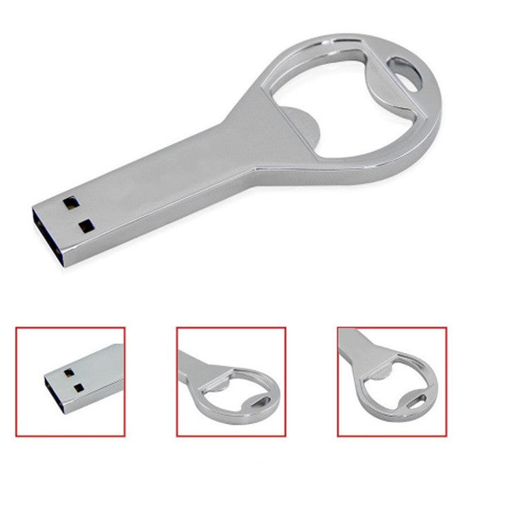 USB-Stick Flaschenöffner aus Metall