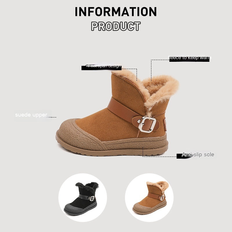 Wärmende Winterstiefel für Kinder