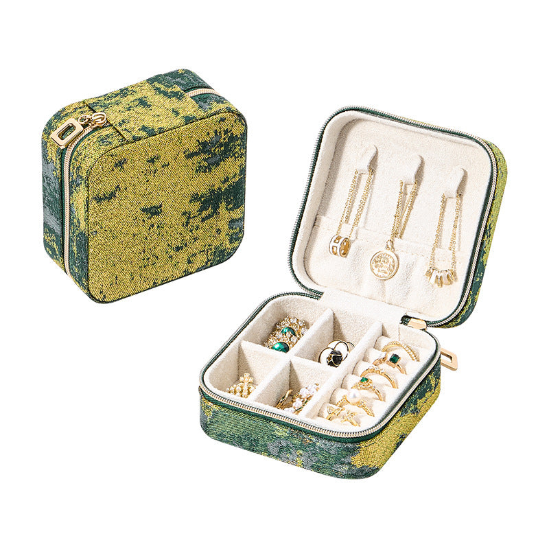Tragbare Schmuckbox für Ringe & Halsketten