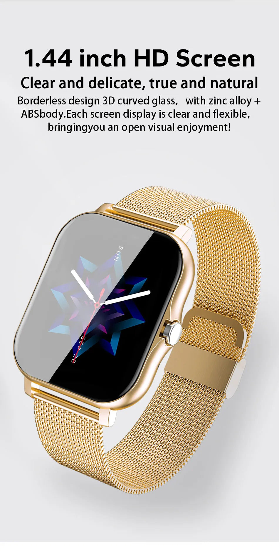 Smartwatch mit Bluetooth-Telefonie und Touchscreen – Bild 12 | LuxeStyle