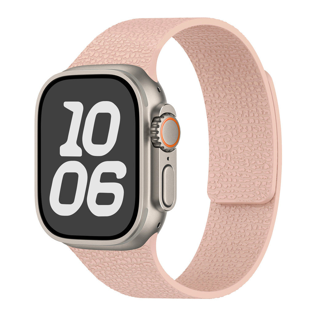 IwatchS10 Silikonarmband mit Litschi-Muster