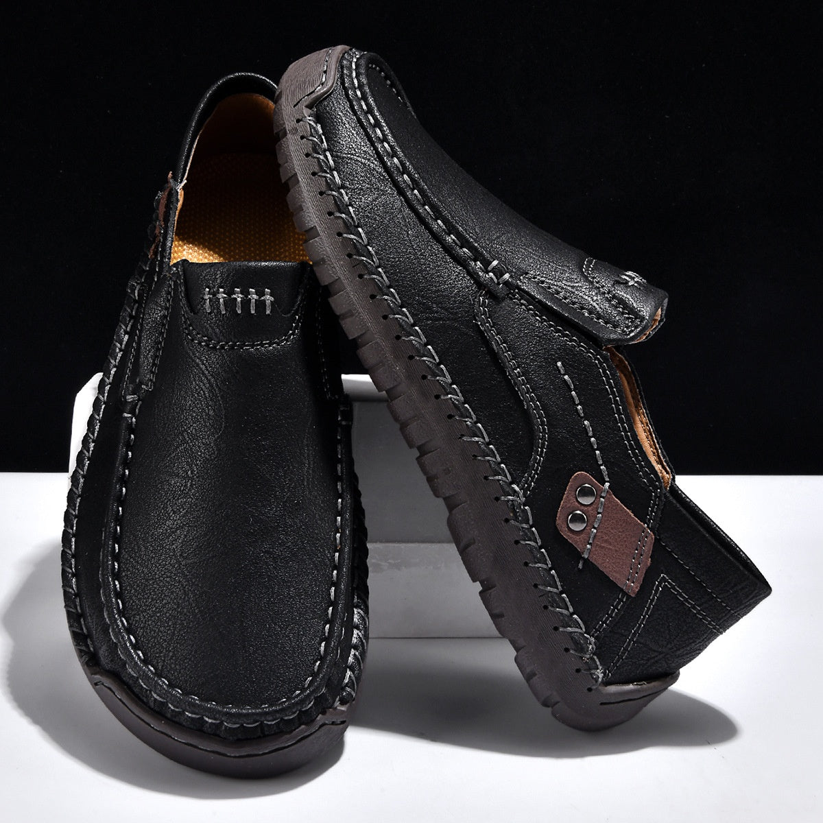 Herren Loafer weiter Zehenbereich