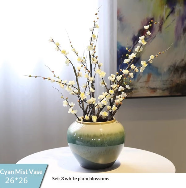 Keramikvase mit Kunstblumen und Dekoration – Bild 11 | LuxeStyle