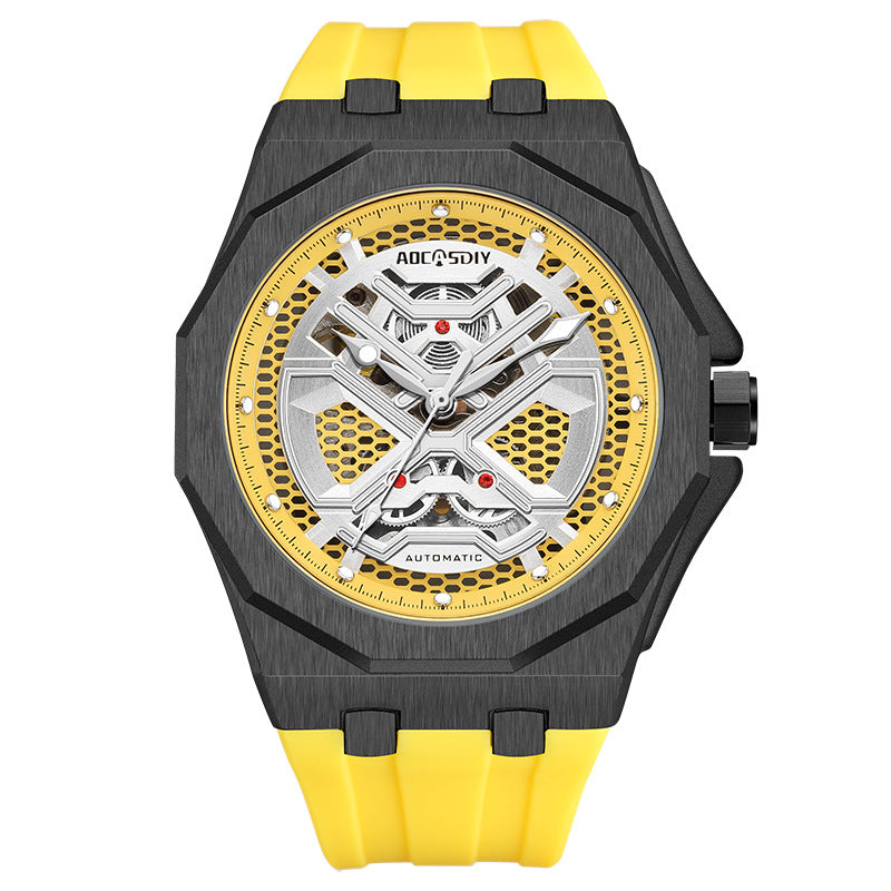 Mechanische Herrenuhr mit Leuchtanzeige – Ansicht 5