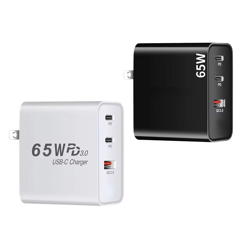 65W GaN Ladegerät mit US-Stecker