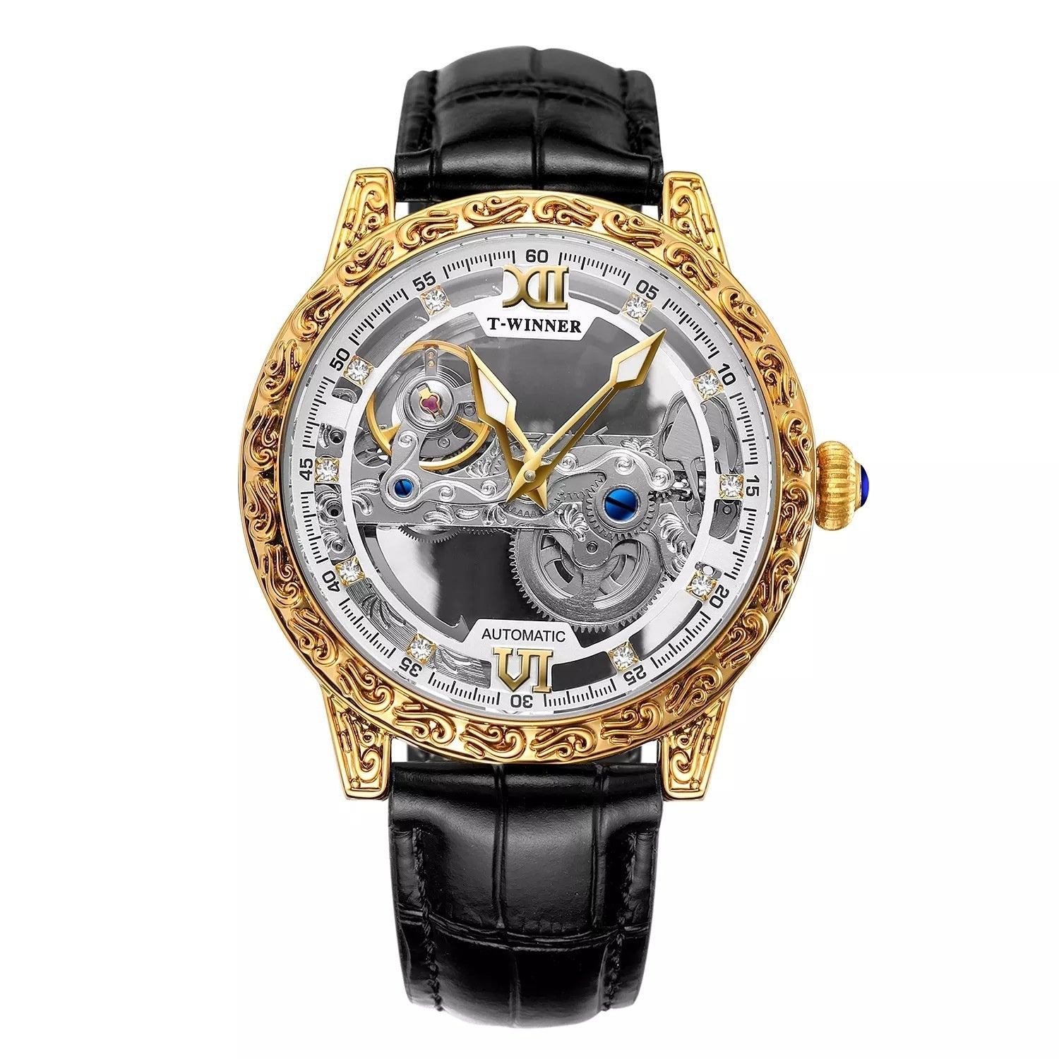 Vintage Semi-Automatik Armbanduhr Herren – Ansicht 3