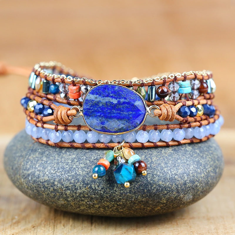 Lapis Lazuli Mehrschichtiges Armband | LuxeStyle