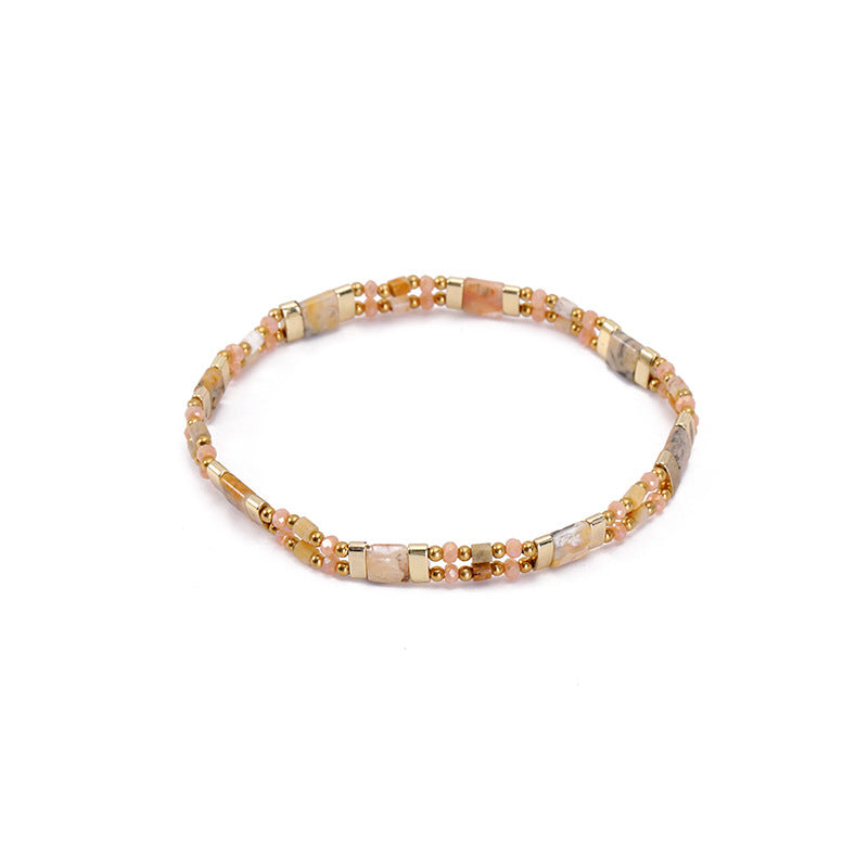 Boho Armband mit Türkis und Lapislazuli – Bild 8 | LuxeStyle