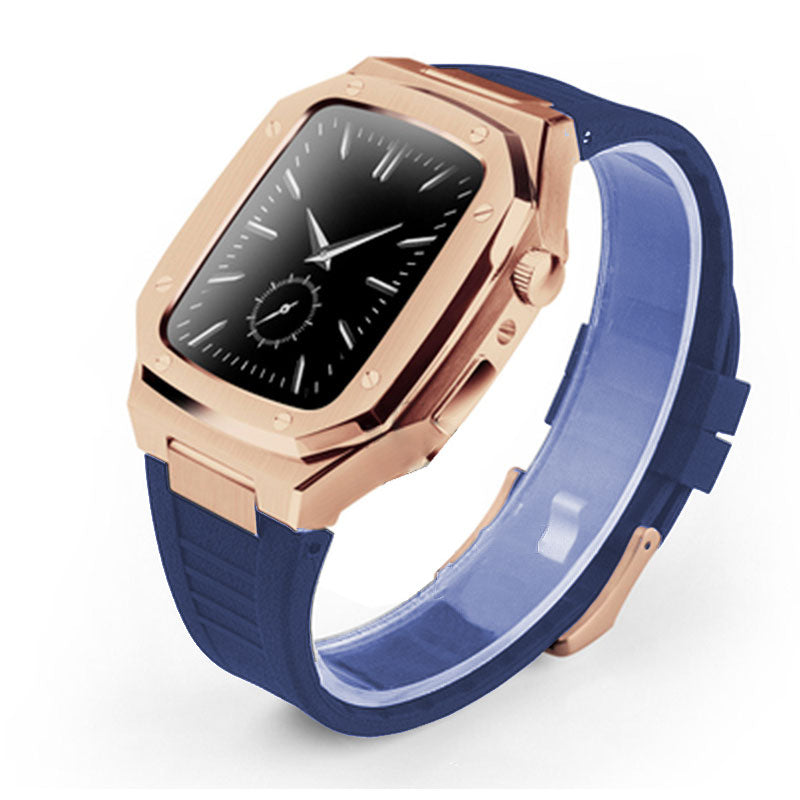Smartwatch-Gehäuse aus Metall mit Kautschukarmband – Bild 18 | LuxeStyle