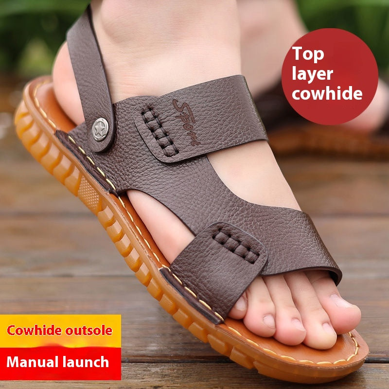 Herren-Strandschuhe aus Rindsleder – Bild 2 | LuxeStyle