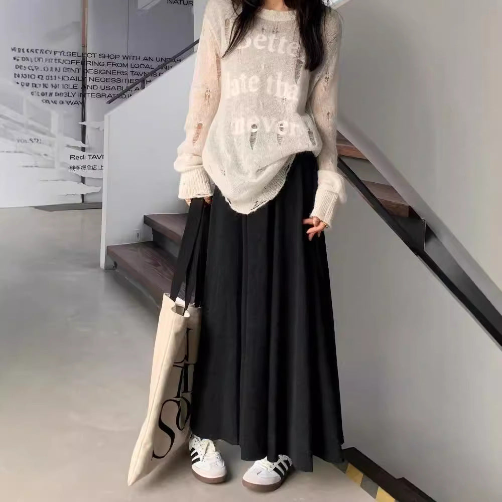 High-Waist Jupe im Sticky-Rice-Stil