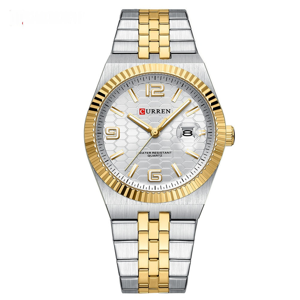 Herrenuhr Rund mit Quarzwerk – Verschiedene Farben