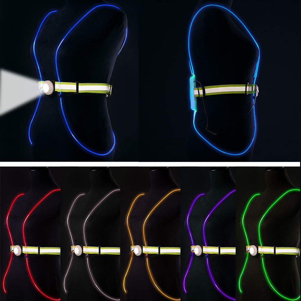 Sicherheitsweste mit Warnlicht