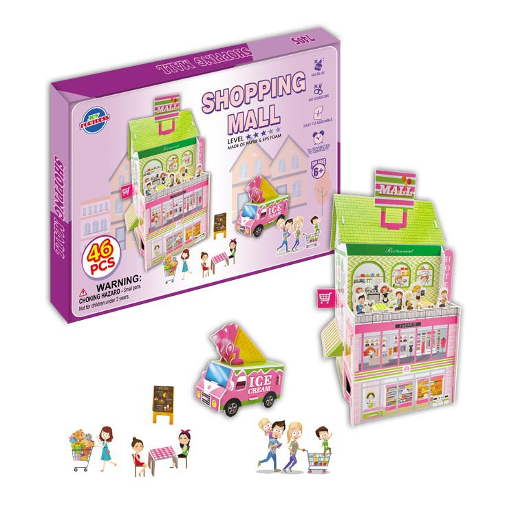 Stadtstrasse 3D-Puzzle aus Papier – Bild 3 | LuxeStyle
