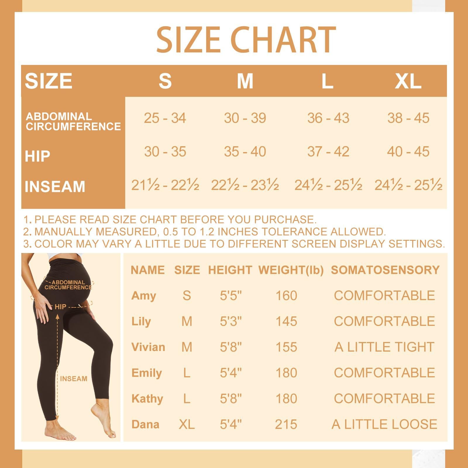 Gefütterte Leggings mit Bauchstütze