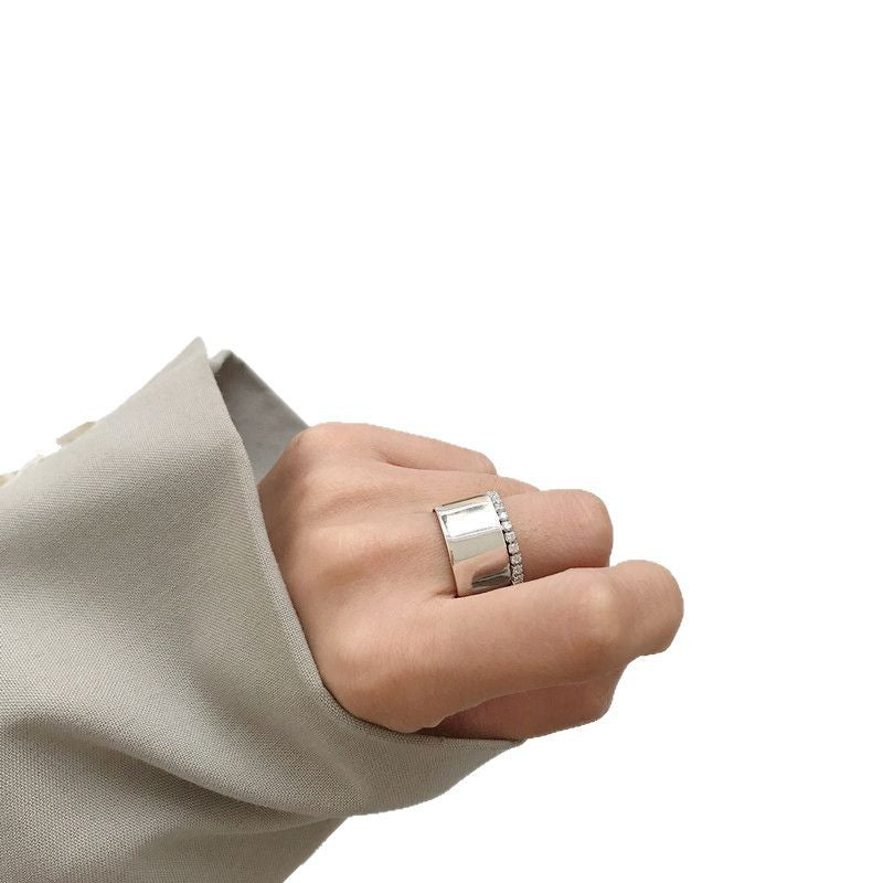 S925 Sterling Silber Ring, schlicht & verstellbar – Bild 5 | LuxeStyle