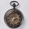 Mechanische Skelett-Taschenuhr Vintage