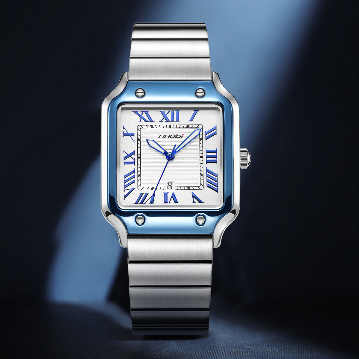 Klassische Herrenuhr mit Leuchtanzeige – Bild 4 | LuxeStyle