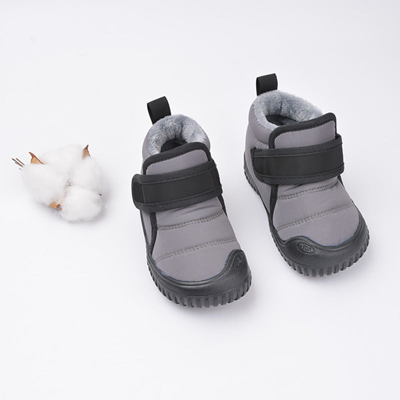 Warme Kinderschuhe mit Fleece-Futter