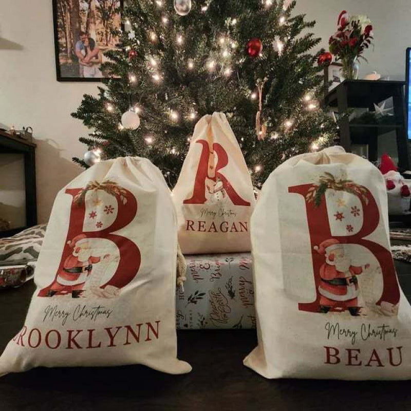 Weihnachts-Geschenksäckli aus Baumwolle/Leinen – Bild 1 | LuxeStyle