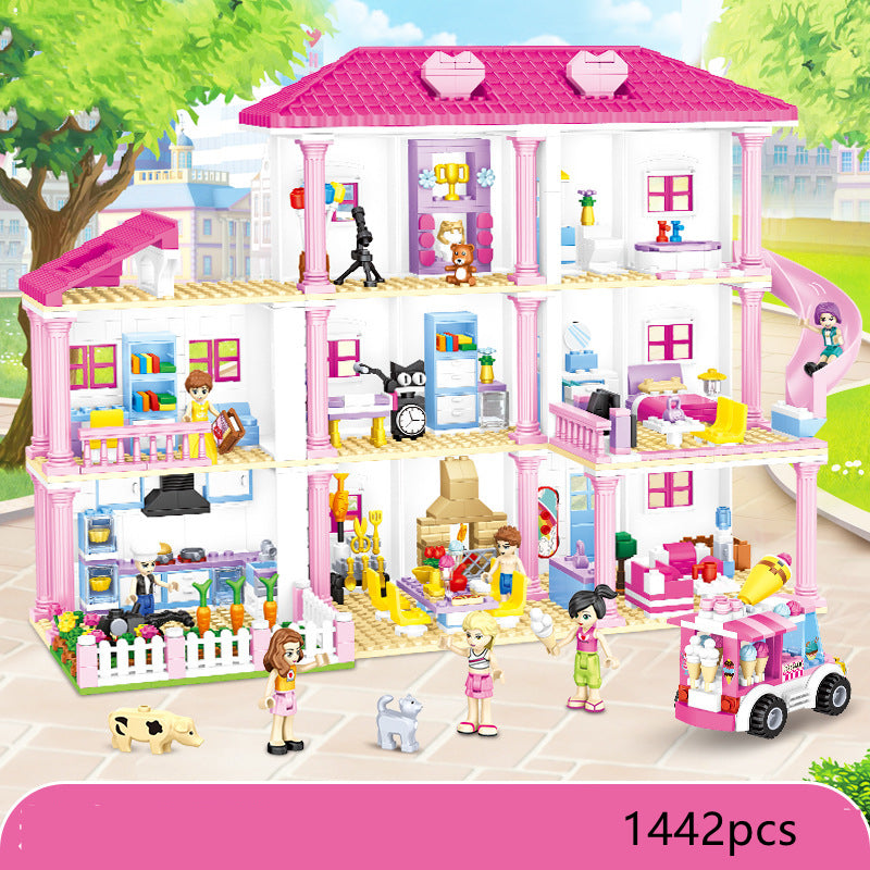 Doppelstock-Villa Sommer Puzzle-Spielzeug – Bild 9 | LuxeStyle
