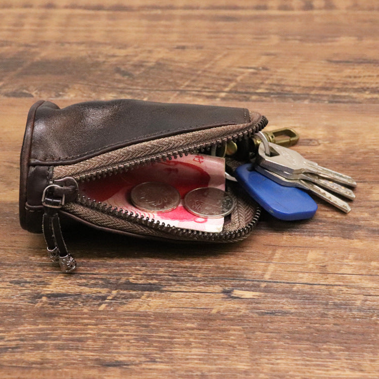 Männer-Clutch aus Rindsleder, groß