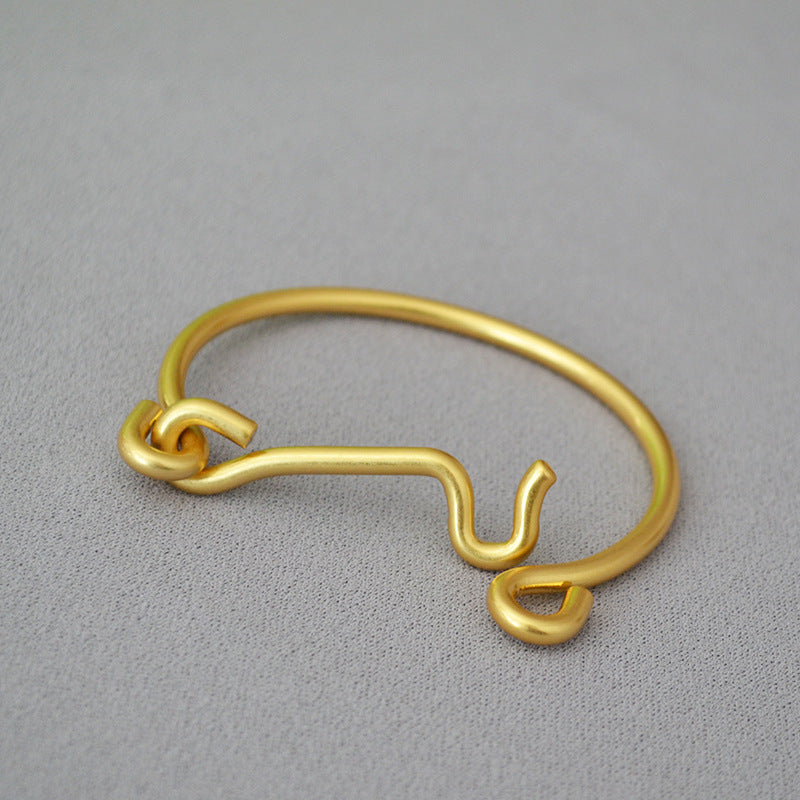 Retro-Armband mit ovalen Linien – Bild 5 | LuxeStyle