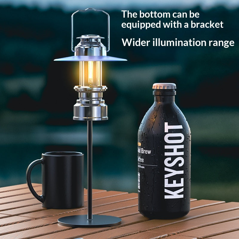 Aufladbare Vintage-Hundelampe für Camping | LuxeStyle
