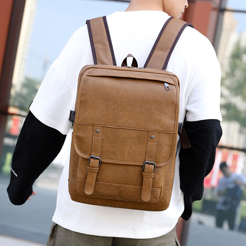 Retro-Leder-Rucksack für Männer – Bild 3 | LuxeStyle