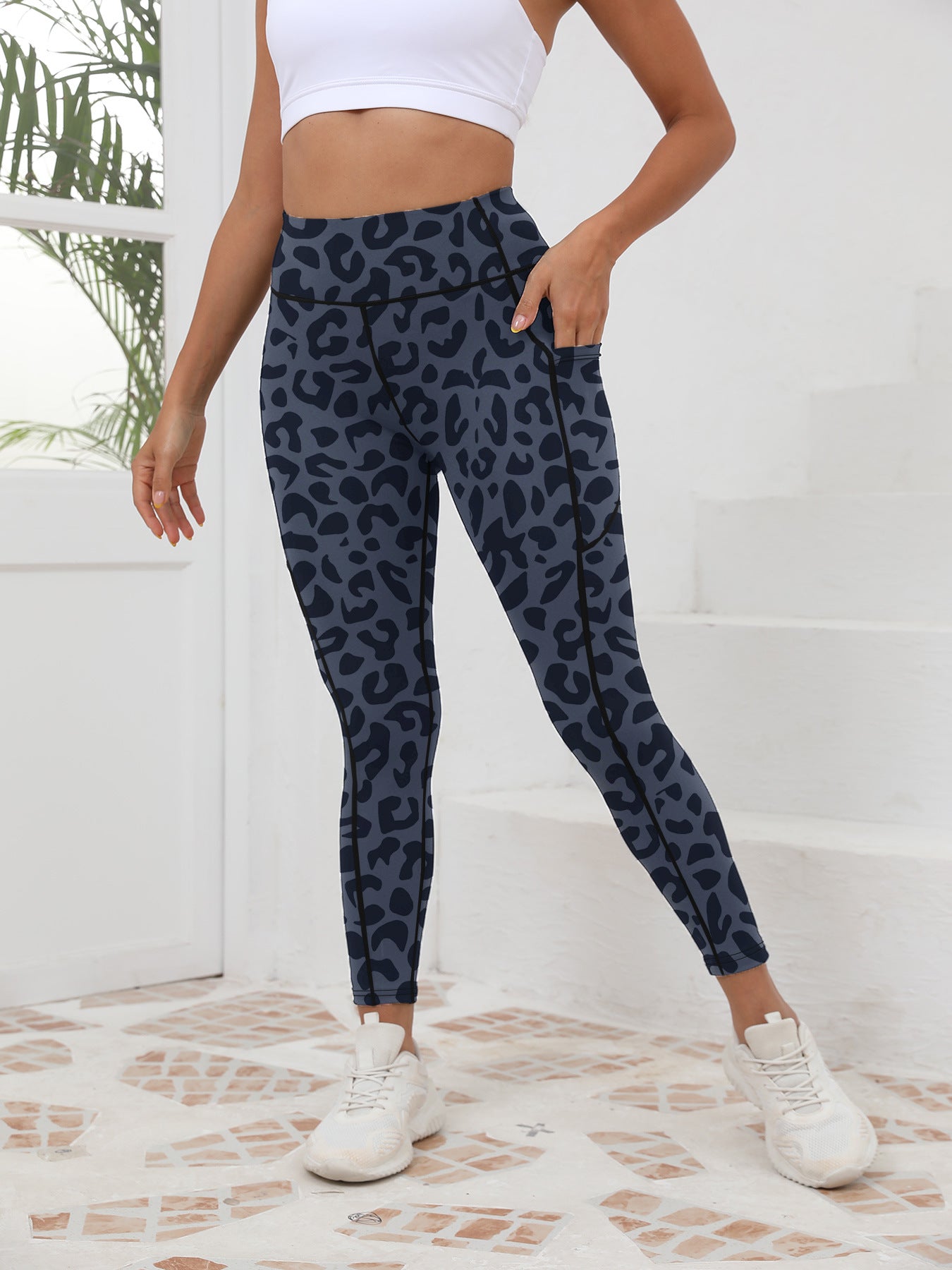 High-Waist Leopard Leggings