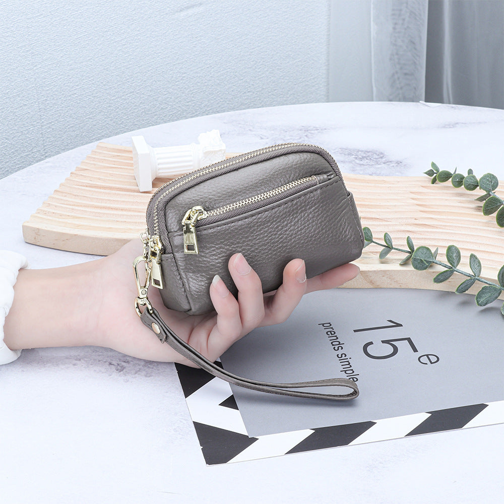 Mini-Portemonnaie aus Vollnarbenleder – Bild 5 | LuxeStyle