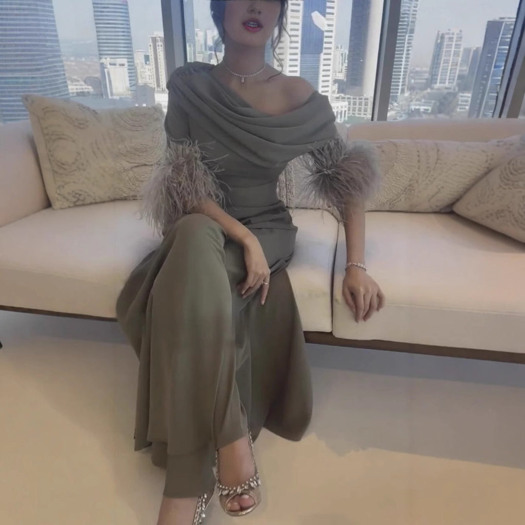 Eleganter Jumpsuit mit Federnähten