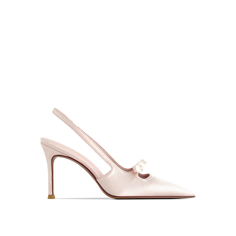 High Heels mit Schleife und Cut-Out